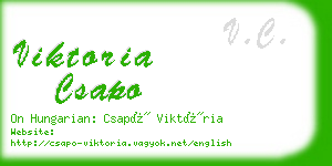 viktoria csapo business card